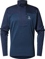 Haglöfs Mikina Haglöfs ROC Flash Mid Halfzip pánská tmavě modrá