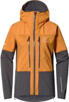 Haglöfs W Bunda Haglöfs L.I.M Hybrid Touring Hood dámská žlutá