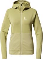 Haglöfs W Mikina Haglöfs Lark Mid Hood dámská světle zelená