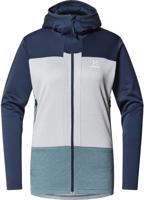 Haglöfs W Mikina Haglöfs ROC Flash Mid Hood dámská modrá