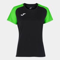 Joma Academy IV Short Sleeve T-Shirt Black Fluor Green
