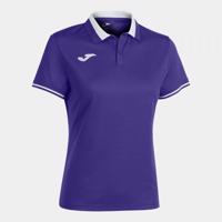 Joma Championship VI Short Sleeve Polo Purple White