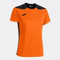 Joma Championship VI Short Sleeve T-Shirt Orange Black