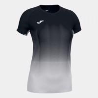 Joma Elite VII T-Shirt Black-White-Gray S/S