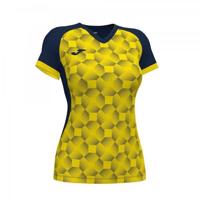 Joma Supernova III Short Sleeve T-Shirt Navy Yellow