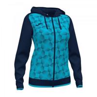Joma Supernova III Zip-Up Hoodie Navy Fluor Turquoise