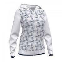 Joma Supernova III Zip-Up Hoodie White Navy