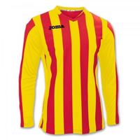 Joma T-Shirt Copa Red-Yellow L/S