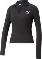 Puma Classics Ribbed V-Collar Top