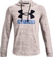 Under Armour Rival Terry Logo Hoodie-WHT